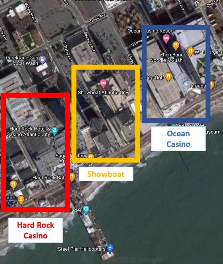 Astonishing Ocean Front Condo Cozysuites At Showboat Atlantic City Luaran gambar